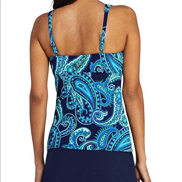 Women’s Two piece Swimsuit 🩱by Lands’ End Size 10 - Picture 2 of 12